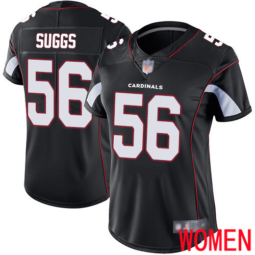 Arizona Cardinals Limited Black Women Terrell Suggs Alternate Jersey NFL Football #56 Vapor Untouchable